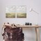Stupell Industries Birds over Country Pastures 2pc Framed Giclee Wall Art Set Design by Grace Popp
